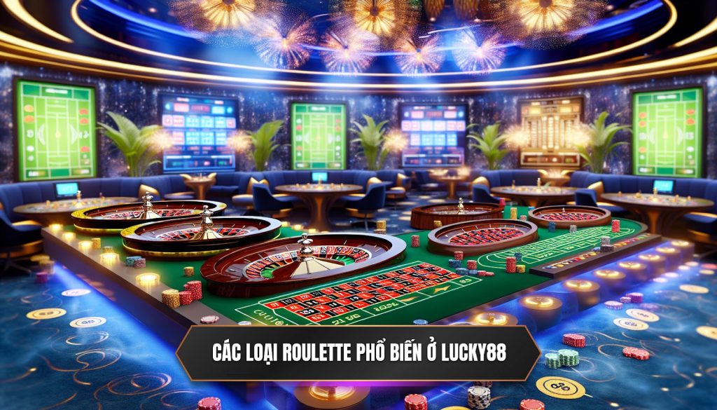 Các loại roulette phổ biến ở Lucky88